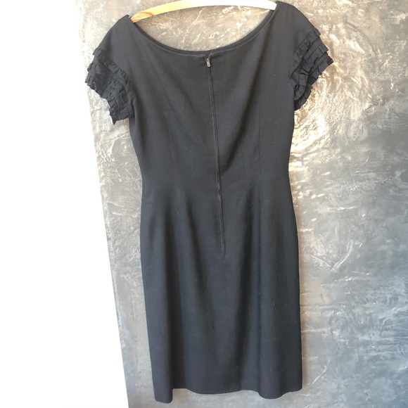 Gorgeous Anne Fogerty vintage linen dress sz 10 - Picture 5 of 11